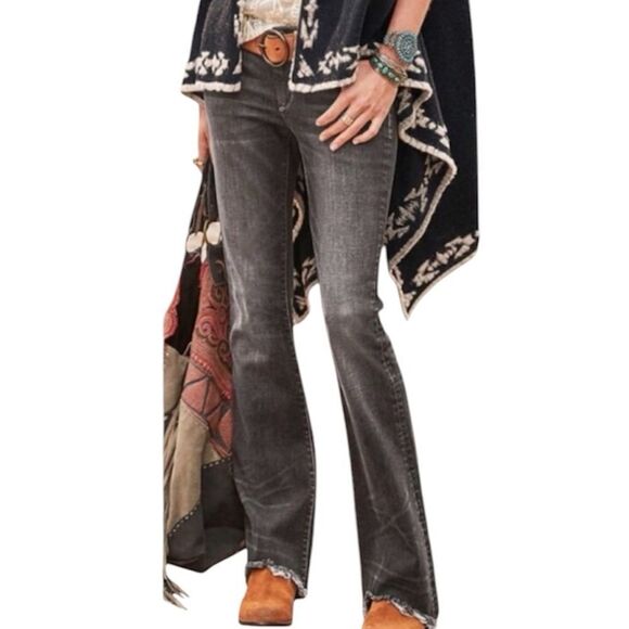 DRIFTWOOD Eva Noir Flare Jeans
Women's Black Flared Jeans - Picture 1 of 12